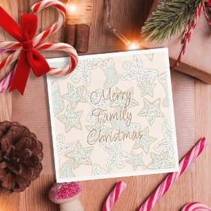 Kerstkoekjes Kunst voor het gezin  Servet