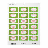 Kerstkoekjes Label (Full Sheet)