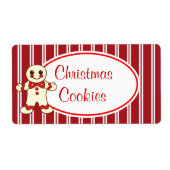 Kerstkoekjes Labels (Voorkant)