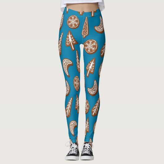 kerstkoekjes leggings (Voorkant)