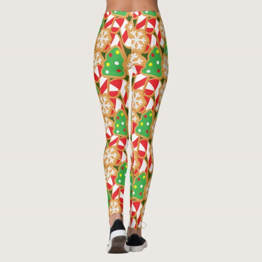 Kerstkoekjes Leggings (Achterkant)