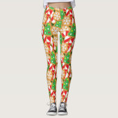 Kerstkoekjes Leggings (Voorkant)