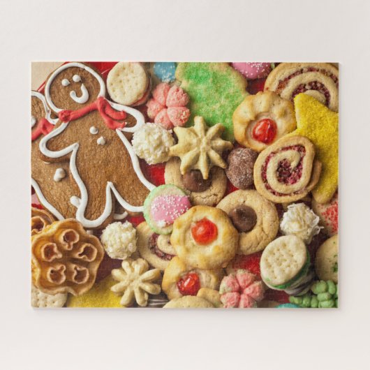 Kerstkoekjes Legpuzzel (Horizontaal)