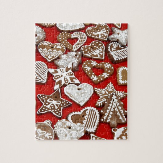 kerstkoekjes legpuzzel (Verticaal)