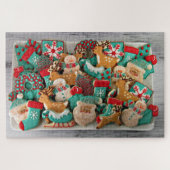 Kerstkoekjes Legpuzzel (Horizontaal)
