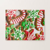 Kerstkoekjes Legpuzzel (Horizontaal)