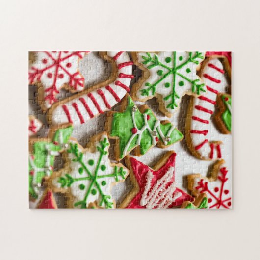 Kerstkoekjes Legpuzzel (Horizontaal)