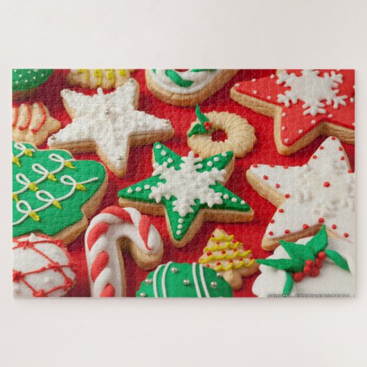 Kerstkoekjes Legpuzzel (Horizontaal)