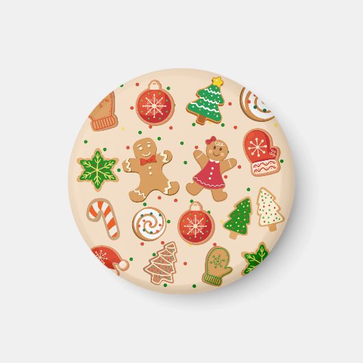 Kerstkoekjes Magneet (Voorkant)