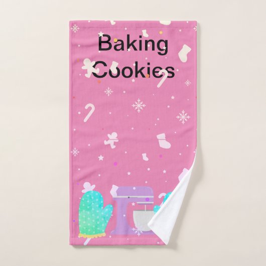 Kerstkoekjes Maken Handdoek (Handdoek)