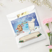 kerstkoekjes melk op maat bedankzakje (Gezegeld)