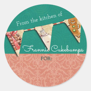 Kerstkoekjes melk uit de keuken van sticker
