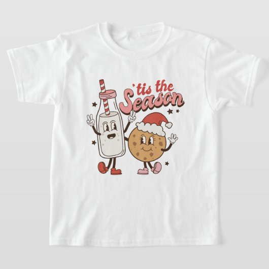 kerstkoekjes melk unisex t-shirt (Laagn)