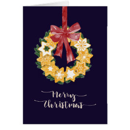 Kerstkoekjes met blauw marineslein