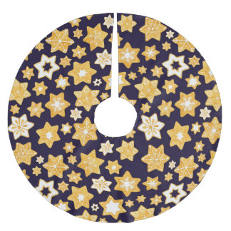 Kerstkoekjes met blauw marineslein kerstboom rok