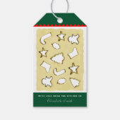 kerstkoekjes met cadeautjes Labels Cadeaulabel (Voorkant)