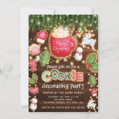 kerstkoekjes met decoratie kaart (Voorkant)