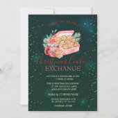 Kerstkoekjes met groene kerst kaart (Voorkant)