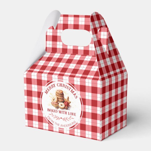 Kerstkoekjes met liefde bedankdoosjes (Achterkant)