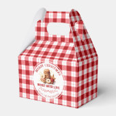 Kerstkoekjes met liefde bedankdoosjes (Voorkant Zijde)