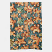 kerstkoekjes met ontbijtbrood theedoek (Verticaal)