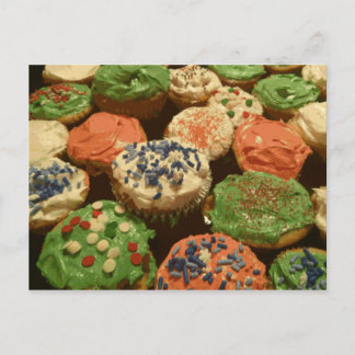 kerstkoekjes met springen briefkaart