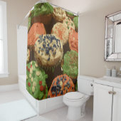 kerstkoekjes met springen douchegordijn (In situ)