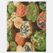 kerstkoekjes met springen fleece deken (Voorkant)