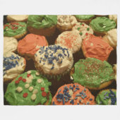 kerstkoekjes met springen fleece deken (Voorkant (Horizontaal))