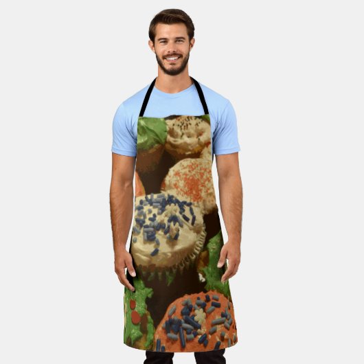 kerstkoekjes met springen schort (Gedragen)