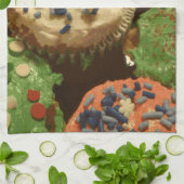 kerstkoekjes met springen theedoek (Gevouwen)