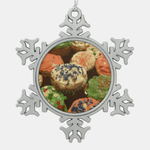 kerstkoekjes met springen tin sneeuwvlok ornament