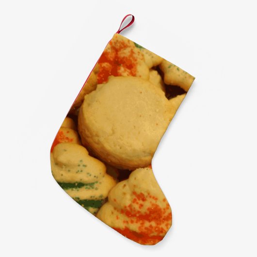 Kerstkoekjes met suikerprinsjes kleine kerstsok (Voorkant (Hangend))