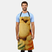 Kerstkoekjes met suikerprinsjes schort (Gedragen)