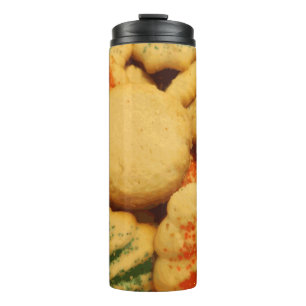 Kerstkoekjes met suikerprinsjes thermosbeker