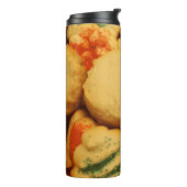 Kerstkoekjes met suikerprinsjes thermosbeker (Gedraaid links)