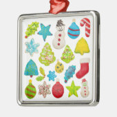 Kerstkoekjes Metalen Ornament (Links)