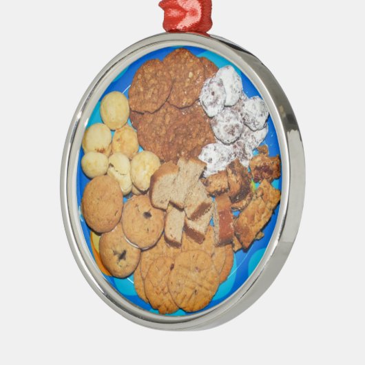 Kerstkoekjes Metalen Ornament (Links)