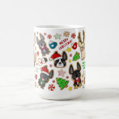 Kerstkoekjes Mok van de Franse Bulldog Love (Center)