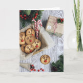 Kerstkoekjes Nieuwsbrief Foto Groet Kaart (Voorkant)