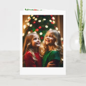 Kerstkoekjes Nieuwsbrief Foto Groet Kaart (Achterkant)