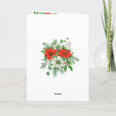 Kerstkoekjes Nieuwsbrief & Vakantie Groet Kaart (Achterkant)