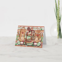 Kerstkoekjes Note Kaart