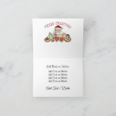 Kerstkoekjes Note Kaart (Binnen)