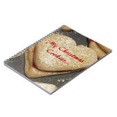 kerstkoekjes notitieboek (Linkerzijde)