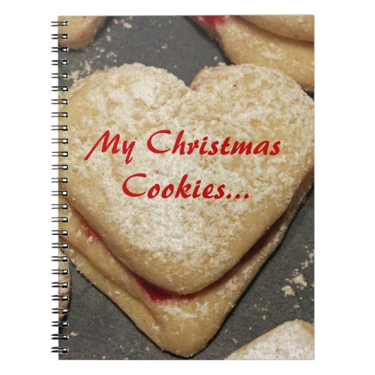 kerstkoekjes notitieboek (Voorkant)