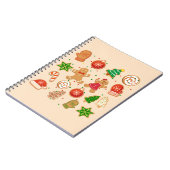 Kerstkoekjes Notitieboek (Linkerzijde)