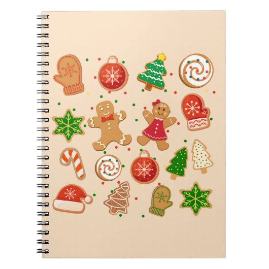Kerstkoekjes Notitieboek (Voorkant)