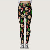 Kerstkoekjes Novelty Holiday Leggings (Voorkant)