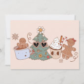 Kerstkoekjes Onederful Verjaardagsfeestfoto Kaart (Achterkant)